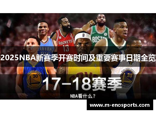 2025NBA新赛季开赛时间及重要赛事日期全览